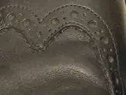 Vorschaubild 4 von Herren Schnürschuhe Business Leder Gr. 42 Schwarz Elegant Brogues