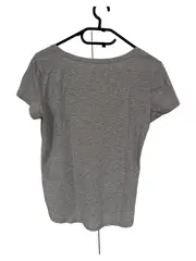 Vorschaubild 2 von EDC Damen T-Shirt Grau Gr. 38/M Herz-Applikationen