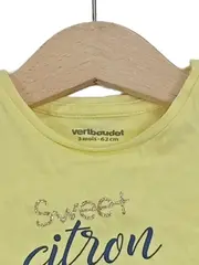 Vorschaubild 2 von Baby Mädchen T-Shirt Gr. 62 Gelb Sweet Citron Kurzarm