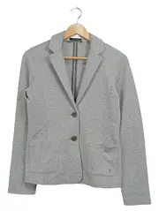 Vorschaubild 1 von Damen Blazer Sakko Gr. 36 S Grau Casual Baumwolle