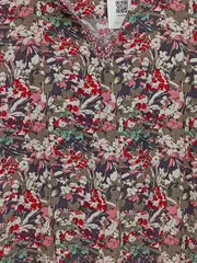 Vorschaubild 3 von Damen Bluse Blumenmuster Mehrfarbig UNI Casual