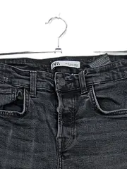 Vorschaubild 3 von Herren Destroyed Jeans Schwarz Skinny W31 Gr. 40 Stretch Denim