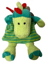 Vorschaubild 1 von Baby Kuscheltier Drache Plüschtier Mehrfarbig Grün Gelb 27cm Stofftier