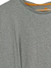 Vorschaubild 3 von Herren T-Shirt Grau Meliert Slim Fit Gr. XL Logo Basic