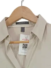 Vorschaubild 2 von Damen Bluse Langarm Gr. 36 Beige Casual