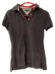 Vorschaubild 1 von Damen Poloshirt Schwarz Gr. 36 S Kurzarm Casual