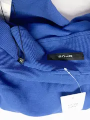 Vorschaubild 3 von Blazer Damen Blau Strukturmuster Gr. 34/XS Business Langarm