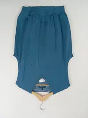Vorschaubild 2 von Herren Pullunder V-Ausschnitt Blau Gr. 48 M Pima Baumwolle