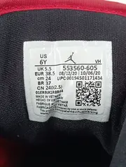 Vorschaubild 4 von Jordan Sneaker low Kinder 38.5 Rot Schwarz Sportschuhe Casual