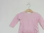 Vorschaubild 3 von Mädchen Langarmshirt Gr. 68 Rosa Rüschen Langarm Baby