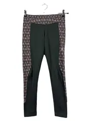 Vorschaubild 1 von Damen Jogginghose Schwarz Gr. 38/M Sportlich Grafisches Muster