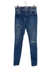 Vorschaubild 1 von Amy X Destroyed Jeans Damen W30/L34 Blau Skinny Stretch