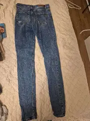 Vorschaubild 2 von Amy X Destroyed Jeans Damen W30/L34 Blau Skinny Stretch