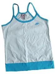 Vorschaubild 1 von Damen Sport Tank Top Shirt Gr. 36/S Blau Baumwolle Elasthan