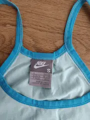 Vorschaubild 2 von Damen Sport Tank Top Shirt Gr. 36/S Blau Baumwolle Elasthan