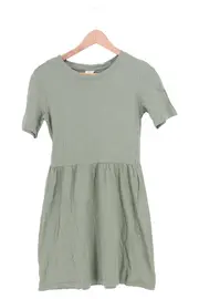 Vorschaubild 1 von Damen Freizeitkleid Gr. 36/S Grün Casual Baumwolle