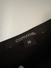 Vorschaubild 4 von Etuikleid Damen Gr. 38 Grau V-Ausschnitt 3/4 Arm Elegant