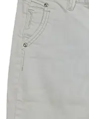 Vorschaubild 3 von Damen Capri Jeans Weiß Gr. 40 W31 Stretch Sommerhose