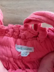 Vorschaubild 2 von A-Linienrock Mädchen Rosa Baumwolle Gr. 140 Schleife Raffung