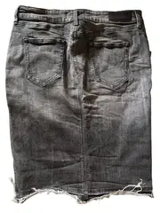 Vorschaubild 2 von Damen Jeansrock Gr. W-33 Grau Midirock Casual