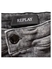Vorschaubild 3 von Damen Jeansrock Gr. W-33 Grau Midirock Casual