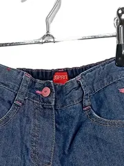 Vorschaubild 3 von Mädchen Jeans Hose Regular Fit Gr. 80 Blau Casual