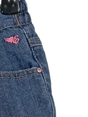 Vorschaubild 4 von Mädchen Jeans Hose Regular Fit Gr. 80 Blau Casual