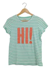 Vorschaubild 1 von Kinder T-Shirt gestreift HI! Aufdruck Gr. 158/164 Mehrfarbig