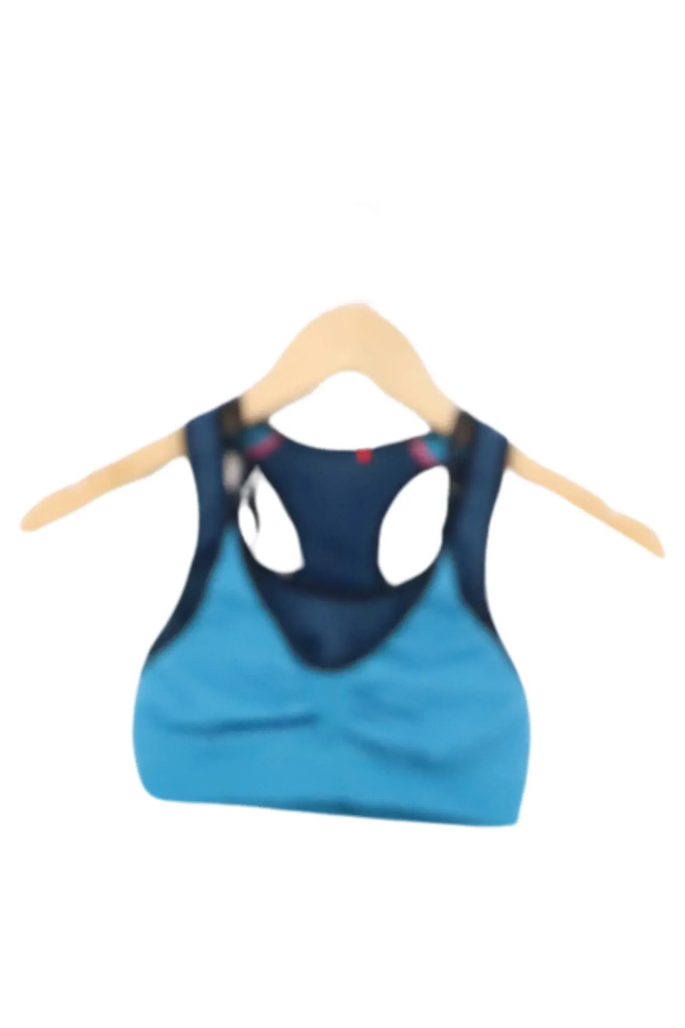 FALKE Sport BH Damen Blau Uni Polyamid Elasthan Fitness Yoga Bustier