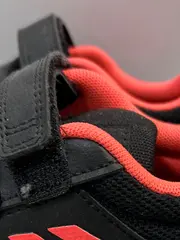 Vorschaubild 4 von Kinder Sneaker Klettverschluss Schwarz Rot Gr. 25