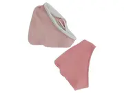 Vorschaubild 1 von Bademantel Baumwolle Rosa Uni Kinder Alltag Frühjahr/Sommer