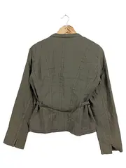 Vorschaubild 2 von TAIFUN Leichte Jacke Damen 38/M Grün Gestreift Baumwolle Blazer