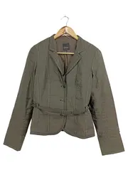 Vorschaubild 1 von TAIFUN Leichte Jacke Damen 38/M Grün Gestreift Baumwolle Blazer