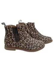 Vorschaubild 1 von Stiefelette Kinder Mädchen 32 Leo-Look Animal-Print Chelsea Boots