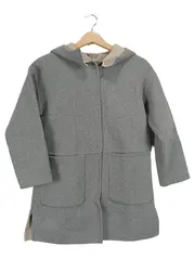 Vorschaubild 1 von Kinder Winterjacke Mantel mit Kapuze Grau Gr. 152