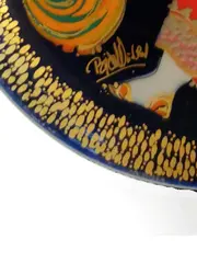 Vorschaubild 4 von Sammelteller Porzellan Aladin Wunderlampe Prinzessin Dschinn 17cm