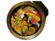 Vorschaubild 1 von Sammelteller Porzellan Aladin Wunderlampe Prinzessin Dschinn 17cm