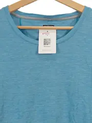 Vorschaubild 2 von Damen T-Shirt Blau Gr. 34/XS Sportlich Outdoor Meliert