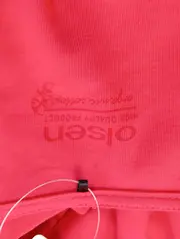 Vorschaubild 3 von Damen T-Shirt Gr. 42/L Rot Klassisch Casual V-Ausschnitt Strass