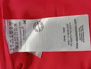 Vorschaubild 4 von Damen T-Shirt Gr. 42/L Rot Klassisch Casual V-Ausschnitt Strass