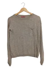 Vorschaubild 1 von EDC Damen Pullover Gr. 36/S Beige Casual Strick Langarm