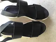 Vorschaubild 4 von Sandalen Damen Gr. 39 Schwarz Casual Riemchensandalen