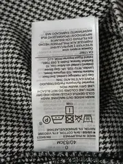 Vorschaubild 4 von Etuikleid Damen 32/XXS Grau Kariert Business Elegant