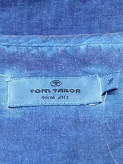 Vorschaubild 3 von Damen Bluse 36/S Blau Viskose 3/4-Arm Casual Bohemian