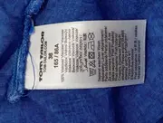 Vorschaubild 4 von Damen Bluse 36/S Blau Viskose 3/4-Arm Casual Bohemian