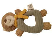 Vorschaubild 1 von Greifling Bär Strukturmuster Braun 17cm Stoff Kunststoff Baby