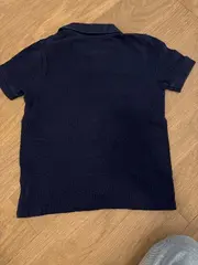Vorschaubild 4 von Kinder Poloshirt Blau Gr. 116 Kurzarm Baumwolle Casual Polo