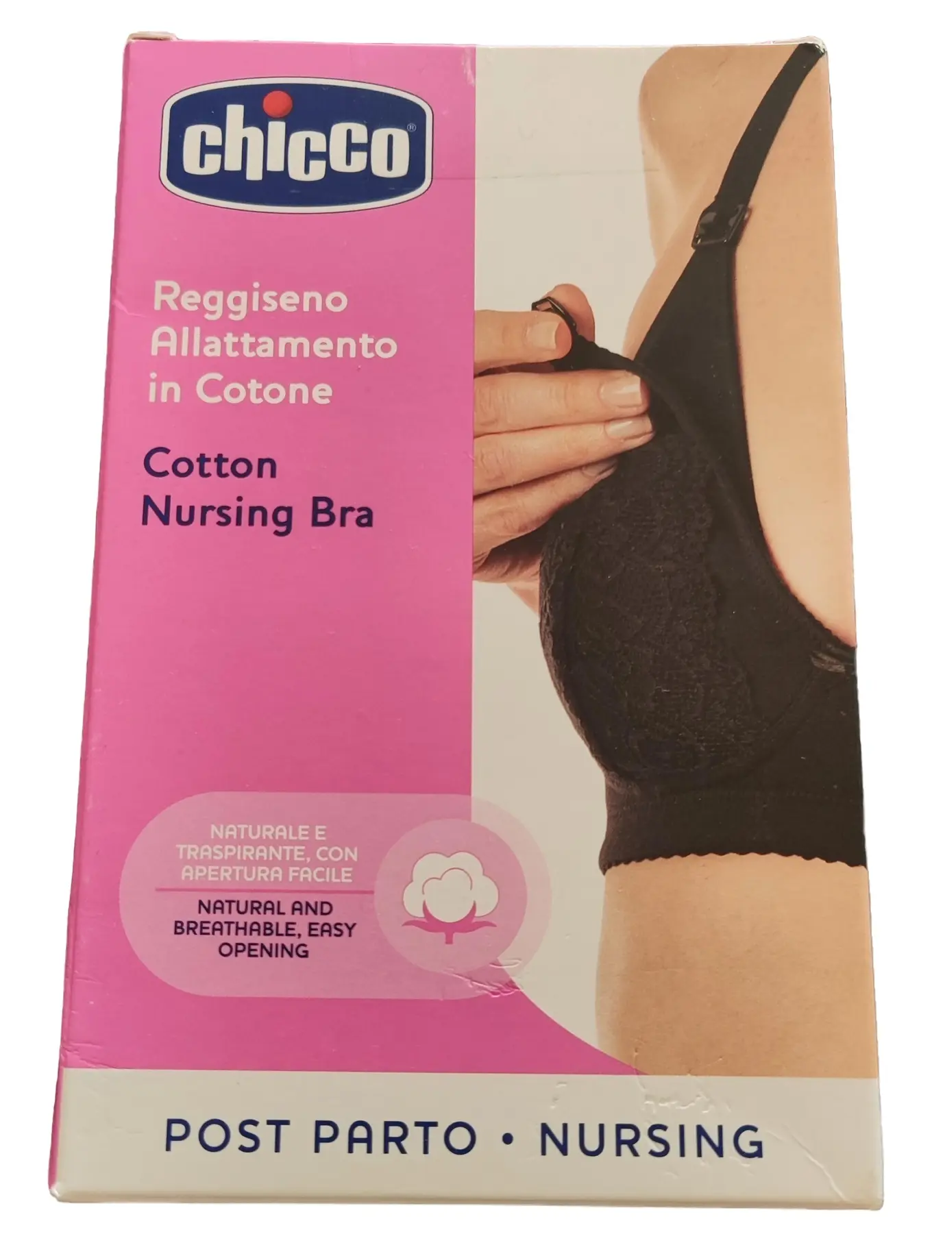 CHICCO Still-BH Damen 90 D Schwarz Baumwolle Praktisch Stillen