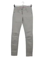 Vorschaubild 1 von Damen Jeans Tapered Fit Hose Gr. 34/38(M) Grau Casual