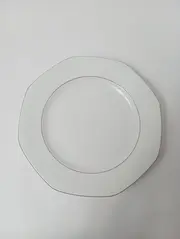 Vorschaubild 4 von Kuchenteller Porzellan Weiß Elegant Goldrand 3 Stück